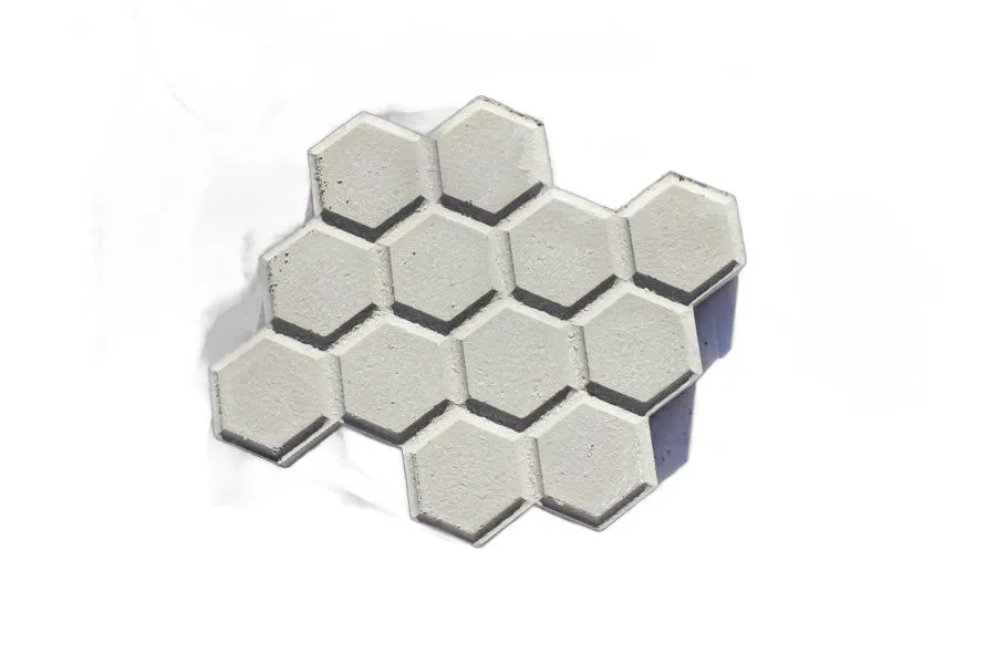 hexagonal hidraulica gris 12 pastillas