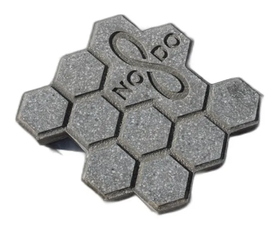 hexagonal pulida gris 12 tacos nodo